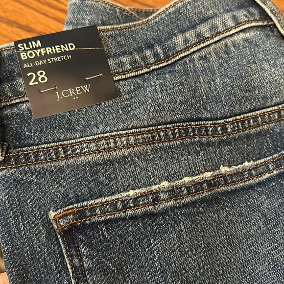 J. Crew Slim boyfriend jean in all-day stretch in Bellflower Wash - Picture 2 of 2